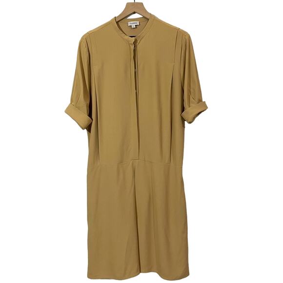 Totême Santa Marta Crepe Dress - Sand - Large - Picture 2 of 11